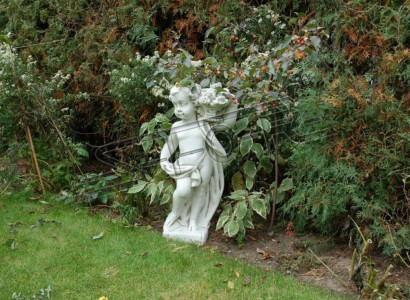 Natur Blumenkübel Pflanz Kübel Dekoration Garten Blumentöpfe Vasen Figur